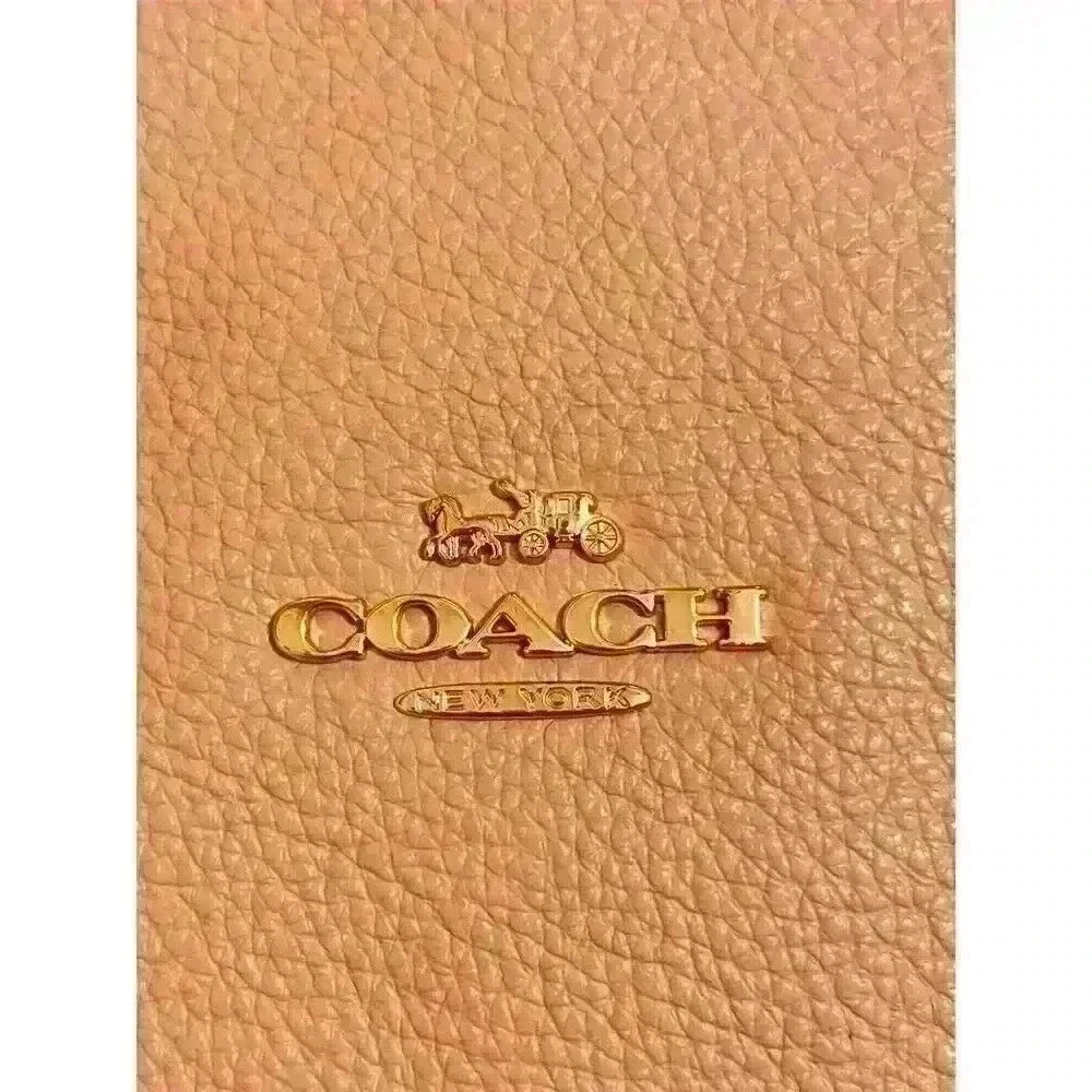 Coach Abby Duffle Pink Leather Shoulder Bag Rose Bouquet Print Lining - Picture 3 of 8